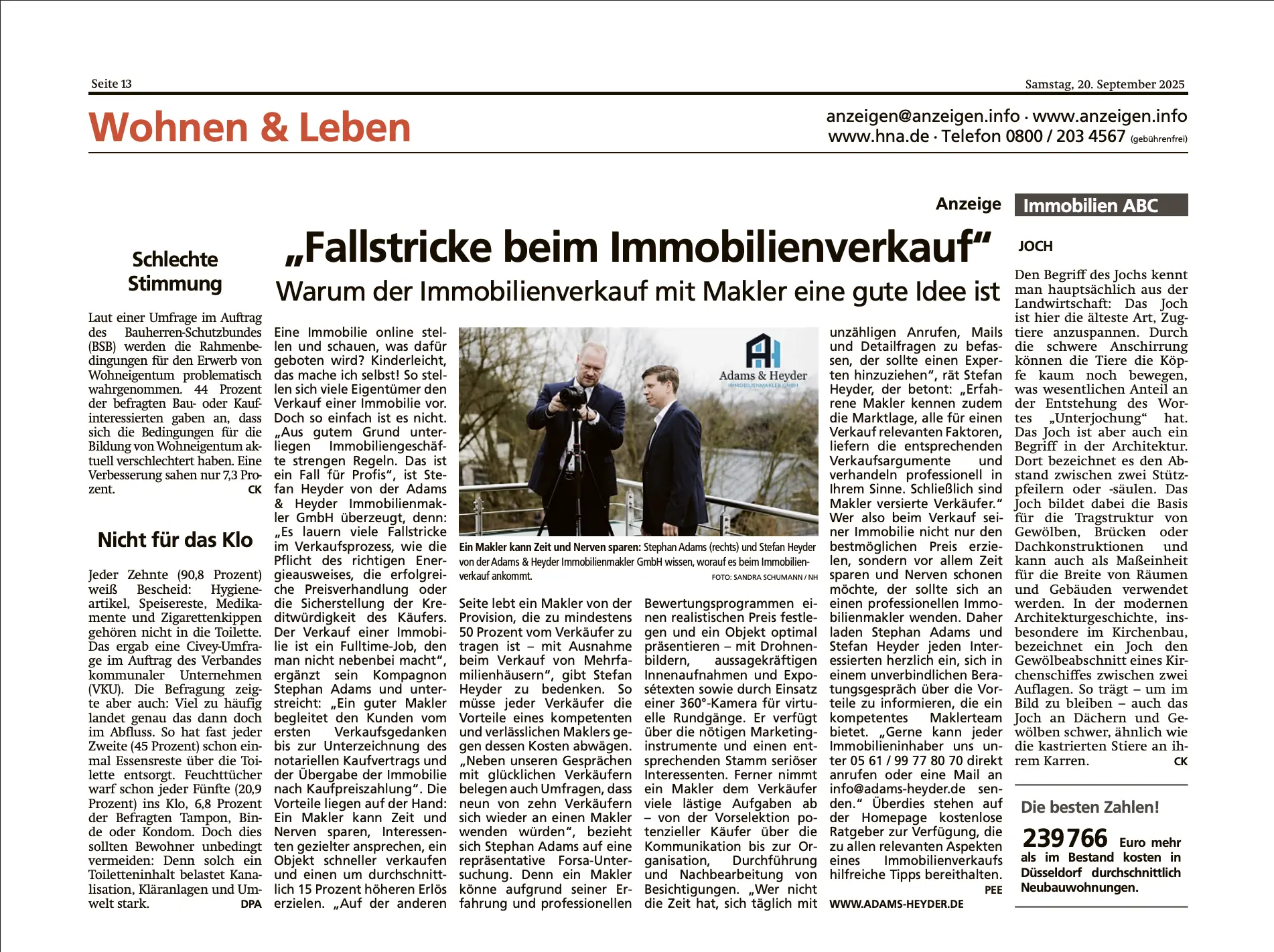 Adams & Heyder in der lokalen Presse - Bild 3